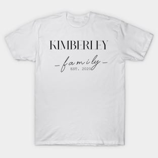 Kimberley Family EST. 2020, Surname, Kimberley T-Shirt